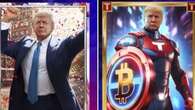 Trump Hawks Digital Trading Cards During Election Campaign