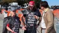 Trump Supporters In Garbage Bags Stumped When Comedian Points Out Their Logic Is Trash