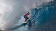 Whale Makes Surprise Appearance During Olympic Surf Competition