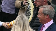 Brexit Leader Nigel Farage Blitzed By Milkshake On Campaign Trail