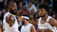 LeBron And Son Bronny James Make NBA History In Preseason Game