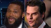 'Kimmel' Guest Host Anthony Anderson Goes There With Brutal Matt Gaetz Takedown