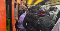 Lluvias activan marcha de seguridad en líneas 8, 9, 12, A y B del Metro