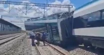 Vagón del Tren Maya se descarrila en Izamal, Yucatán