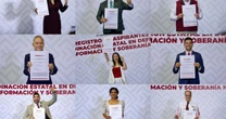 Ellas y ellos buscan las candidaturas de Morena para gobiernos de Aguascalientes, Baja California y BCS