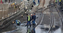 Hundimientos amenazan a la Línea A del Metro, conexión de CDMX y Edomex