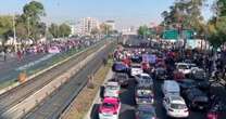 Manifestantes retiran bloqueo en ambos sentidos en la Calzada de Tlalpan