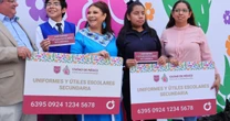 Brugada anuncia apoyo de Útiles y Uniformes para 337,000 alumnos de secundaria