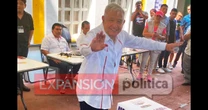 AMLO reaparece públicamente en Chiapas para votar en elección judicial