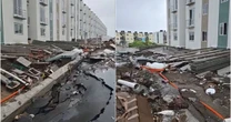 Viviendas para el Bienestar nuevas sufren daños en Veracruz; era zona en obra, responde Infonavit