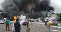 Incendio consume casino en Culiacán, Sinaloa