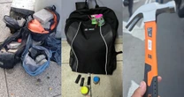 Policía CDMX frena a grupo que llevó rocas y herramienta a marcha por Palestina