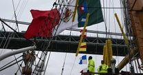 Buque Cuauhtémoc regresa a Nueva York tras pruebas en mar