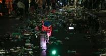 Basura, encharcamientos e incidentes marcan los festejos por el triunfo de México ante Chequia