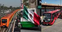 Metro y Metrobús CDMX en 16 de septiembre: ¿en qué horario operará?