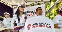 ‘Que siga la democracia’ se lleva a morenistas y desacata orden de Sheinbaum