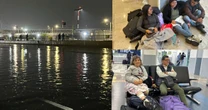 "Aquí dormimos y comemos": La espera en el Aeropuerto de la CDMX tras las lluvias