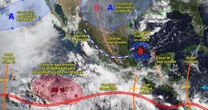 Tsunami pasa justo por debajo de ciclones en el Pacífico, ¿afecta en algo?