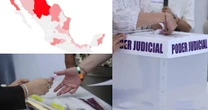 Mapa de las 19 entidades que renovarán al Poder Judicial local