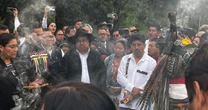 Ministros de la Corte acuden a ceremonia de consagración de bastones de mando