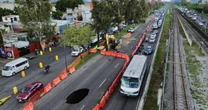 Así se forman y reparan los megasocavones en calles y avenidas de la CDMX