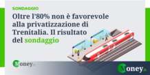 Oltre l’80% non è favorevole alla privatizzazione di Trenitalia. Il risultato del sondaggio