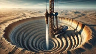 La Cina perfora un pozzo profondo 1 chilometro con una trivella da 500 tonnellate per trovare minerali