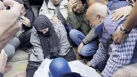 Funeral del periodista palestino Samer Abu Dakka, cámara de Al Yazira