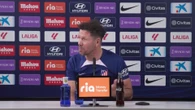 Simeone: "Morata está muy bien, el equipo lo necesita y es un jugador muy importante"