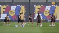 Olmo, Lamine Yamal y Ferran Torres ya se entrenan en el Barça