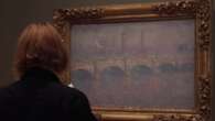 Una galería londinense expone una obra de Monet que fue dañada por el humo de los puros de Churchill