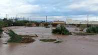 Las fuertes lluvias provocan un aumento del caudal del río Francolí en Tarragona