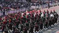 Desfile paramilitar marca la celebración aniversario republicano en la India