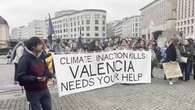 Manifestantes recorren Bruselas para pedir prevención ante desastres como el de Valencia