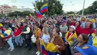 Concentración en Santa Cruz de Tenerife en pro del líder opositor venezolano Edmundo González