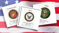 USPS unveils 'Forever' stamps honoring 250 years of US military service