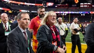 Super Bowl champ Travis Kelce's mom catches commercial flight home after Chiefs' win