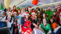 United kicks off free fantasy flights that take children to ‘North Pole’ winter wonderland