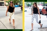 Hailey Bieber Wore Polarizing Polka Dot Capris, So of Course I Had to Try Them