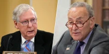 WATCH: Schumer, McConnell offer opposing views on voting rights bill in Senate