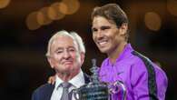 Rod Laver sends emotional message to much-loved Rafa