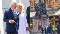 Shocking act by vandal just hours before King Charles and Camilla meet public in Sydney