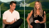 Aussie actor Margot Robbie makes co-star Colin Farrell blush