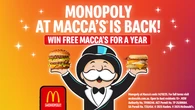 Win Free Macca’s® For A Year!