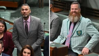 Towering sports stars turned politicians take on ‘awkward, sensitive’ issue for Aussie men