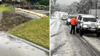 Desperate search underway after woman swept away in flood chaos