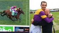 Much-loved jockey claims fairytale win after brain tumour