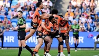 Players’ touching gesture as Wests Tigers pull off all-time boilover