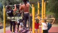 Shirtless workout crew sparks playground backlash