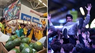 ‘Peak Aussie nonsense’ as fans go viral for wild act in Dallas